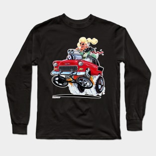 High FIVE'n Red -n- Black 1955 chevy Long Sleeve T-Shirt